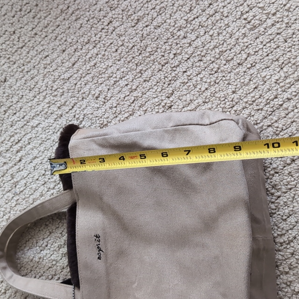 Gently worn Espirit reversible top handle bag - Picture 7 of 10